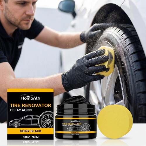 HOMONTH Tire Care Cream - Automotive Tire Polishing, Mainten
