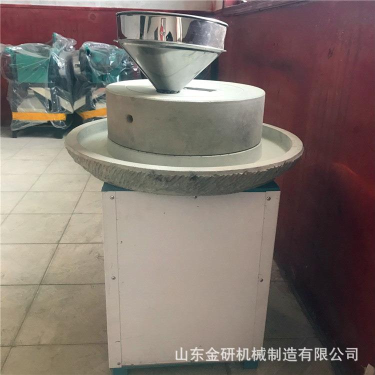 早餐店用豆浆豆腐脑石磨机芝麻花生酱研磨机磨坊用自动玉米面粉机
