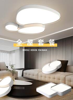 见描述客厅代灯现简约大气山主顶卧室灯中灯具全屋套餐三室两厅吸