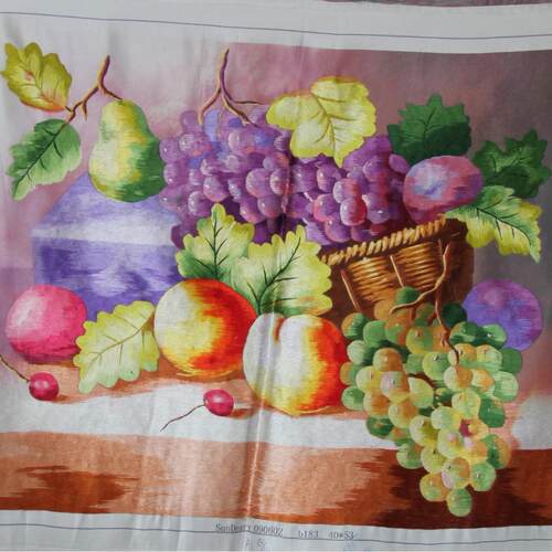 供应苏州手工刺绣客厅餐厅装饰商务送礼未装裱水果