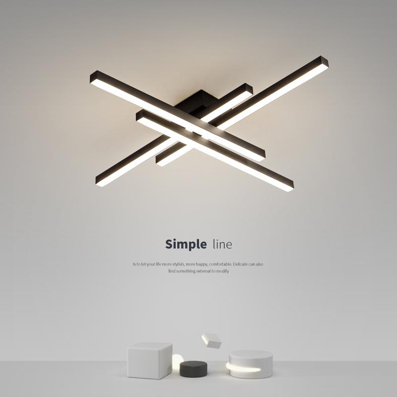 尼光 卧室灯简约现代家用大气极简创意个性吸顶灯2021年新款灯具