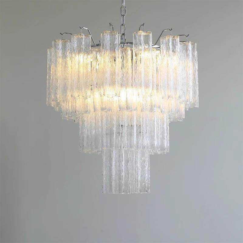 法式复古客厅吊灯意大利穆拉诺别墅餐厅复式楼梯轻奢主卧室吊灯