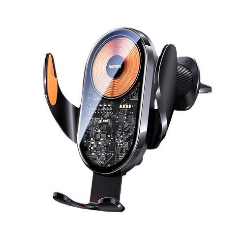 RMAEX睿R-C17i15量W超537薄三轴联动自动感应车载无M线充支架黑色