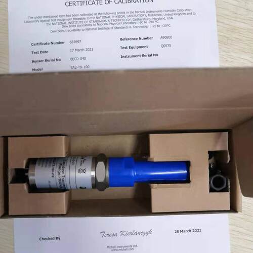 半导体封装手套箱露点水分计 密析尔EA2-TX-100优惠