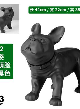 正品网红钥匙纳牛斗犬模型狗狗家收居饰宠物道具软装儿童房装饰摆