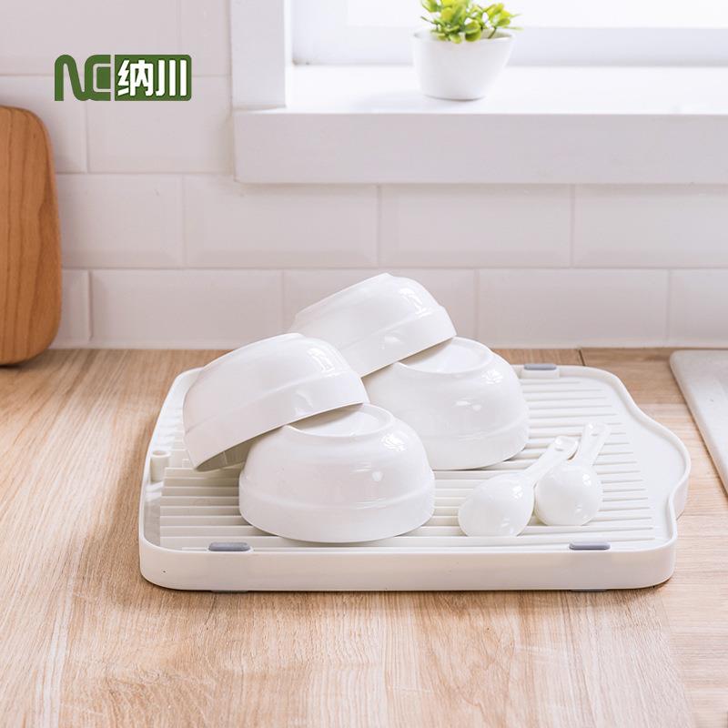 沥水盘厨房多功能两用碗碟滤水架托盘蔬菜水果水槽塑料控水置物盘
