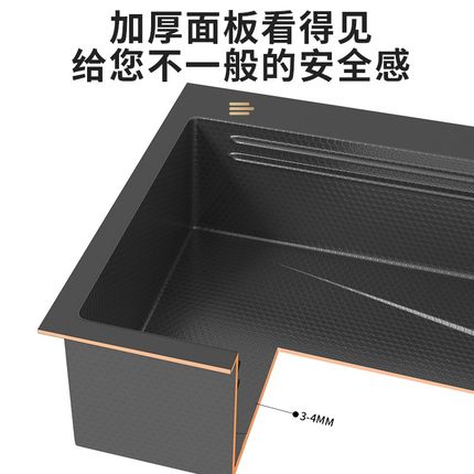 厨房不锈钢水槽大单槽洗菜台盆带支架户外一体落地式家用洗碗水池