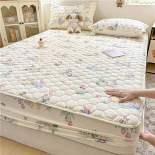 亲肤A类母婴级全棉防水隔尿夹棉床笠纯棉床笠可定Z床垫保护套床罩