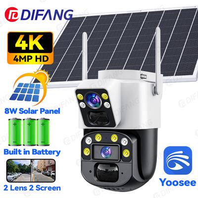 Aov 24h Wireless Security CCTV Solar Camera 4g Sim Outdoor
