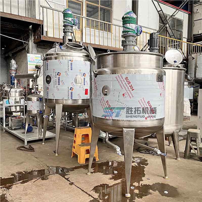 发酵电加热搅肥拌液鱼蛋白酶罐解罐海藻肥ST240423搅拌罐饲料添加
