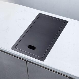 隐藏式 厨房餐边柜洗手池小迷你IRC放隐形水槽单带 小户槽型开号式