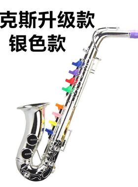 高档仿真音儿乐萨克斯童玩具乐舞器圆号小号不可吹响喇叭台表演道