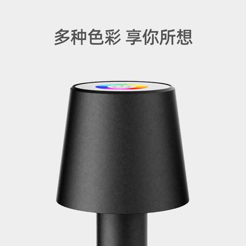 跨境酒吧台灯装饰小夜灯简约卧室氛围酒吧桌充插两用触摸床头台灯
