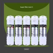 十寸快接一体式 纯水机前置过滤 2分口净水器通用滤芯超滤五级套装