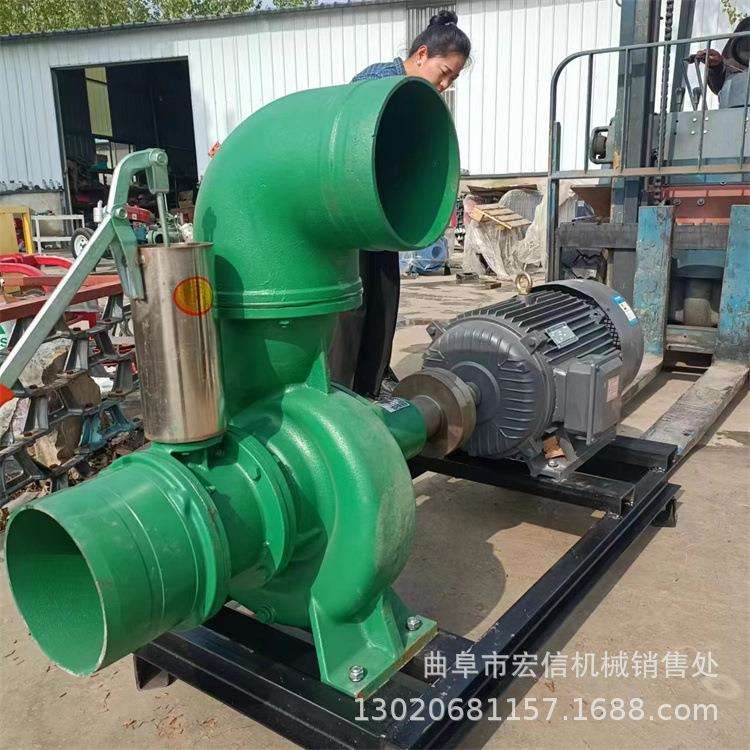 大流量排水浇地设备八寸抽水机工地鱼塘灌溉水泵