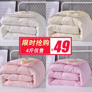 被子冬被春秋被6斤空调被4斤夏被 学生宿舍单人太空夏被双人8斤全