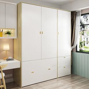 隐5V衣柜床F76M55J6一体功组合多能折叠形床小户型省衣空间推拉门