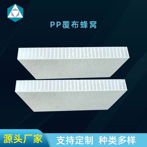 厂家直供PP蜂窝板透明蜂窝板雨棚车棚隔热保温PP覆布蜂窝板工厂