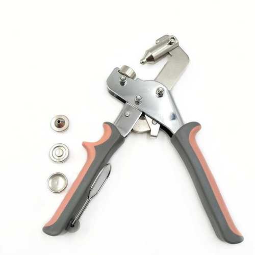 40套装不锈钢螺丝大白扣金属四合扣安装工具大力手压钳子按扣纽扣