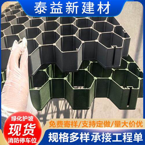 园林景区停车位植草砖4公分5公分7公分平口花口 公园铺路植草格