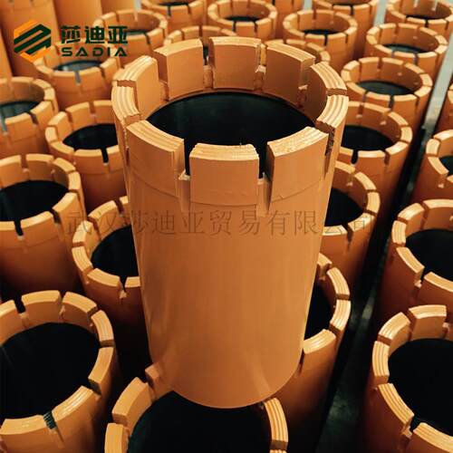 101双管地质钻头 C30混凝土水泥桩基抽样取芯钻头 烧结金刚石钻头