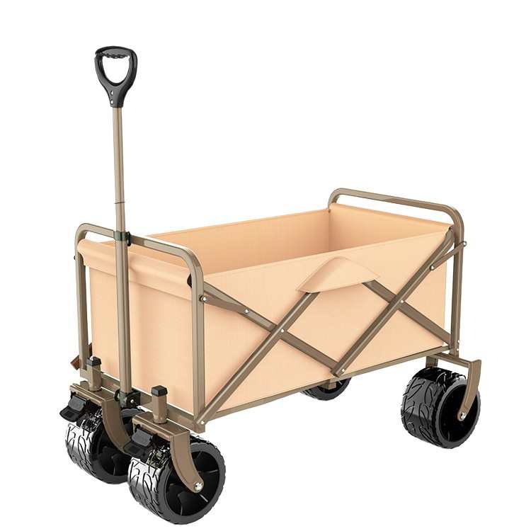 露营车大容量可折叠摆摊专用小推车可后开便携式家用儿童可躺拖车