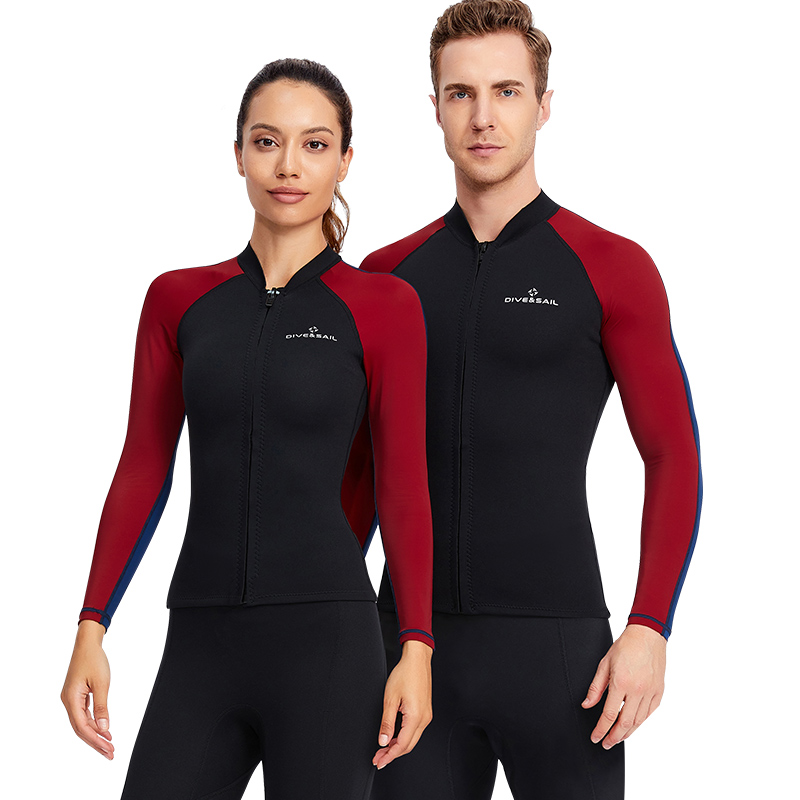 情侣1.5MM加厚保暖防晒分体潜水服男2MM冲浪浮潜防寒冬泳衣裤女士