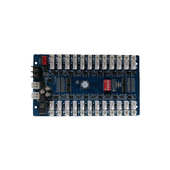 24路锁控板485通信快递柜自动售货机锁控板电子存包柜主板电控锁