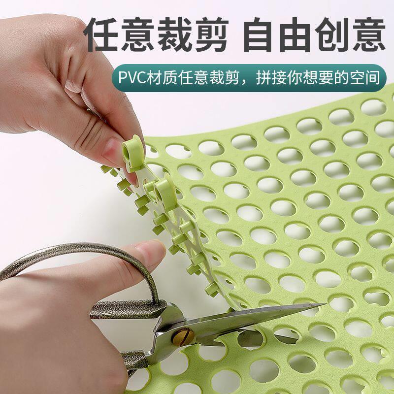 厨房水槽底部保护垫沥水垫沥水网格板隔水板杂物过滤防磨垫可拼接
