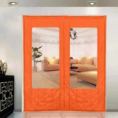 直播间隔音门帘家用隔断帘冷库保温专用棉门帘商用防火超强马路