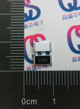 贴片精度电阻2512510K1%丝印5103功率:1W尺寸：1盘/400元
