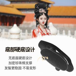 古装假发女汉服演出后脑勺假发包盘发造型古风唐风唐朝楚瑶发髻