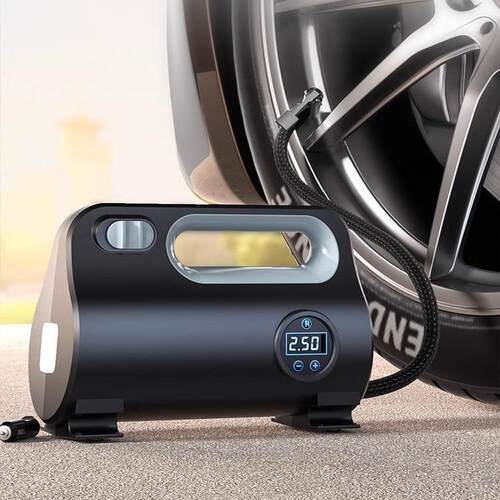 车载充气泵汽车用打气泵便携式小轿车专用电动测胎压车胎冲气通用