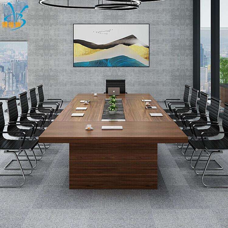 办公家具会议桌椅组合长桌开会办公桌公司会议室桌椅简约