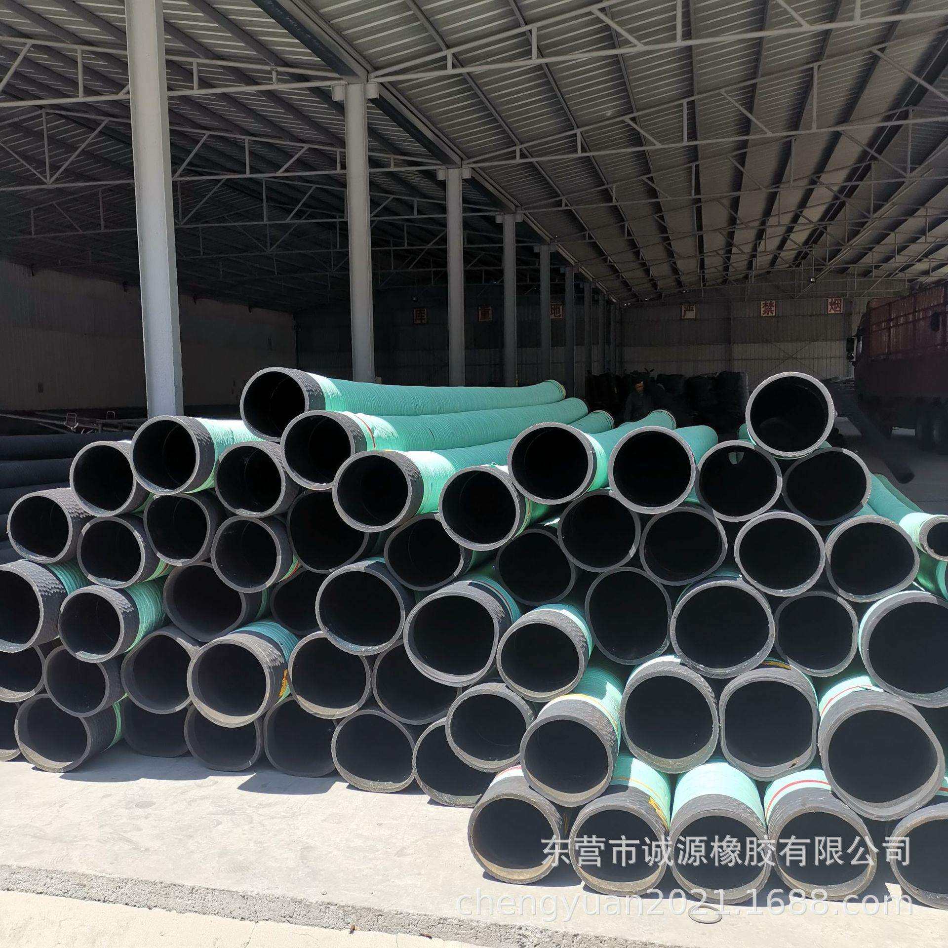 供应大口径吸排泥浆胶管 抽沙泵配套胶管耐酸碱 海水耐油缠绕胶管