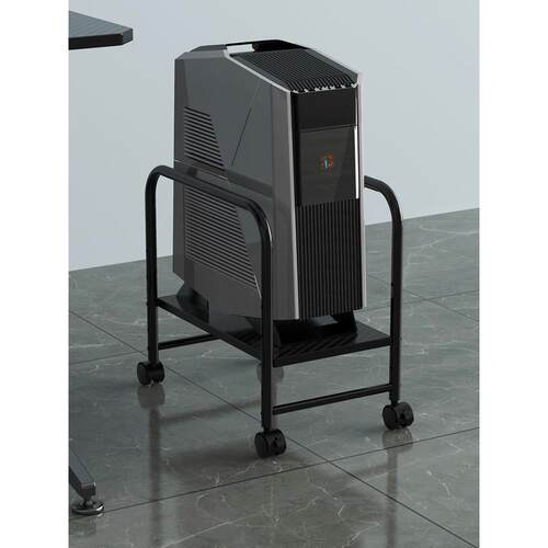 电脑主机支架台式电脑加高机箱底座桌下托盘存储移动可调存储架