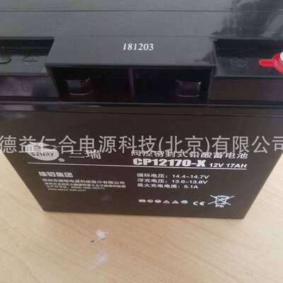 三瑞蓄电池CP12170-X铅酸蓄电池 12V17AH免维护蓄电池