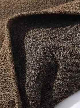 现代简约咖色粒板肌理搭毯43547酒店样间床旗床尾休巾居家闲颗沙