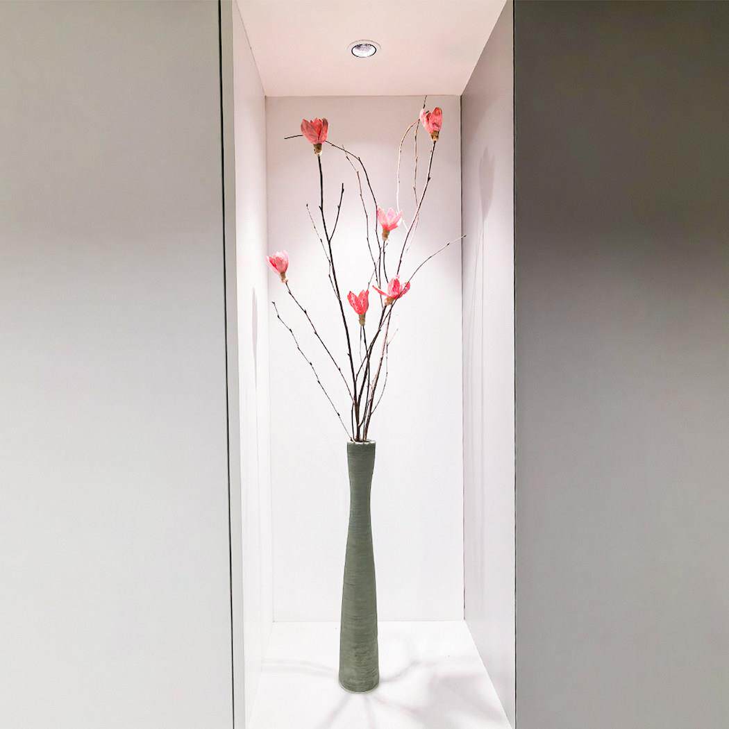 简约轻奢复古细长花瓶插花长枝陶瓷大号电视墙柜摆高件干花插花器
