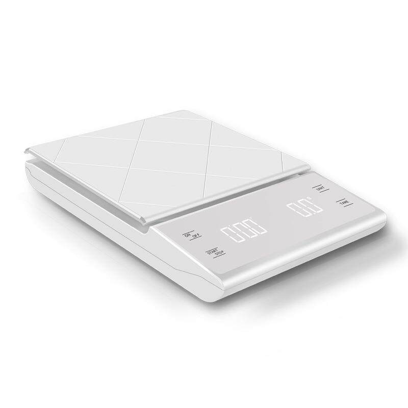 亚马逊咖啡称手冲多功能吧台电子称克秤带计时器3KG厨房秤家用