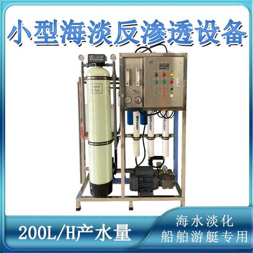 全自动控制200L/H小型海水淡化海淡迷你反渗透设备水处理机械