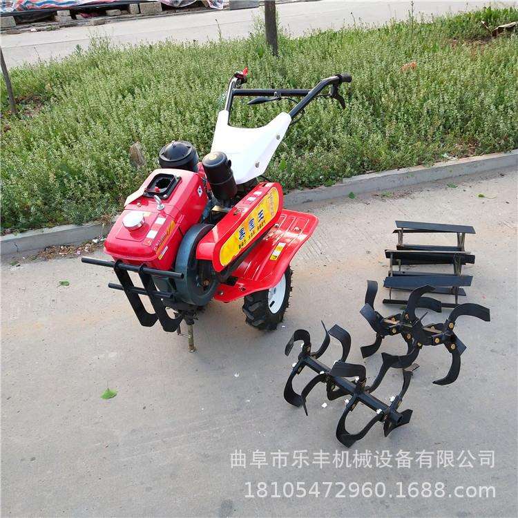 大棚汽油微耕机多功能起垄开沟机可以起隆的旋耕机