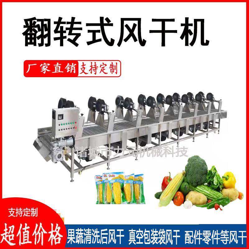 牛肉干火腿肠风干机翻转式果蔬风干沥水设备食品软包装袋风干机