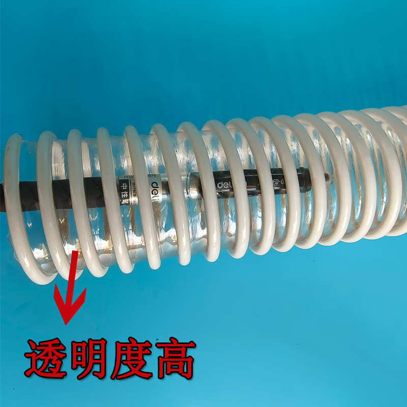 塑pu软管防静电筋口径增强肥管45播种机气下式管管吸下料吸尘加厚