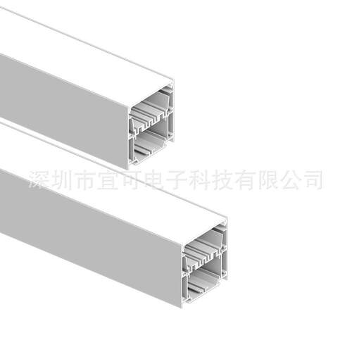 LED线条灯外壳套件 PC罩子堵头卡扣 可定KN42铝槽