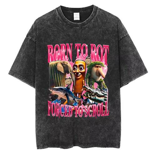 Unisex Tung Sahur TShirt Women Cotton Graphic for