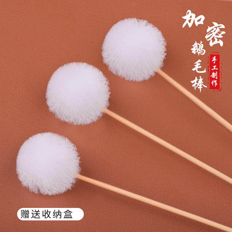 加密加厚采耳木棒鹅毛工具扬州大头掏耳朵神器鸡毛马毛棒鹅毛毛棒