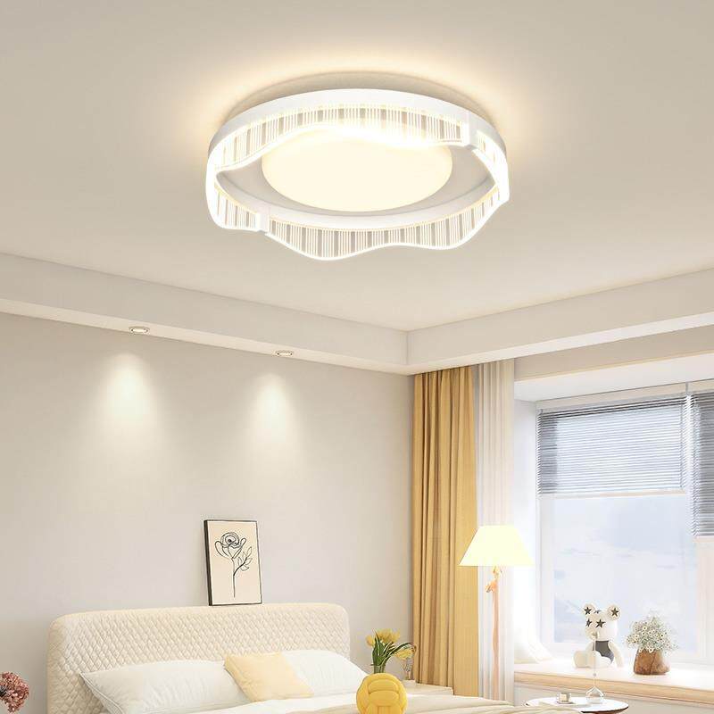 卧室灯简约现代大气全光谱护眼客厅灯极简奶油风餐厅房间吸顶灯具