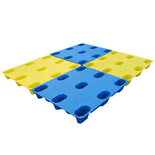 吹塑托盘 林辉塑业1210九脚吹塑托盘仓库卡板仓储叉车吹塑托盘