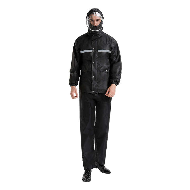 双层加厚分体雨衣雨裤套装男士全身防水户外骑行摩托车雨衣防暴雨
